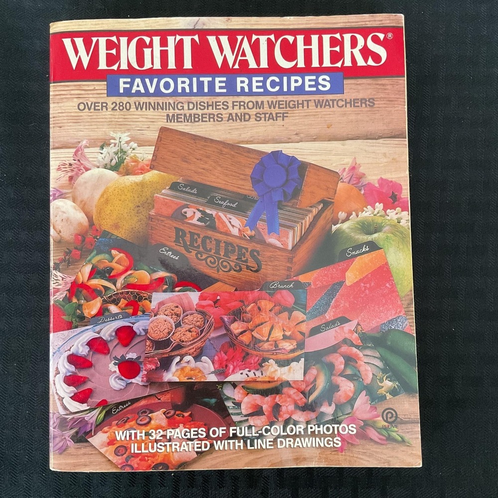 Vintage Weight Watchers Favorite Recipes Cookbook Plume Softcover Low Calorie
